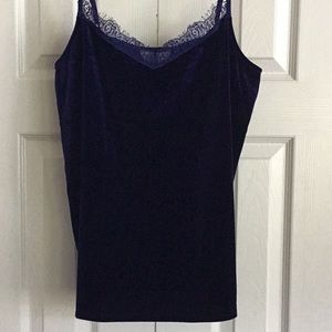 NWT Grace & Lace Velvet Cami